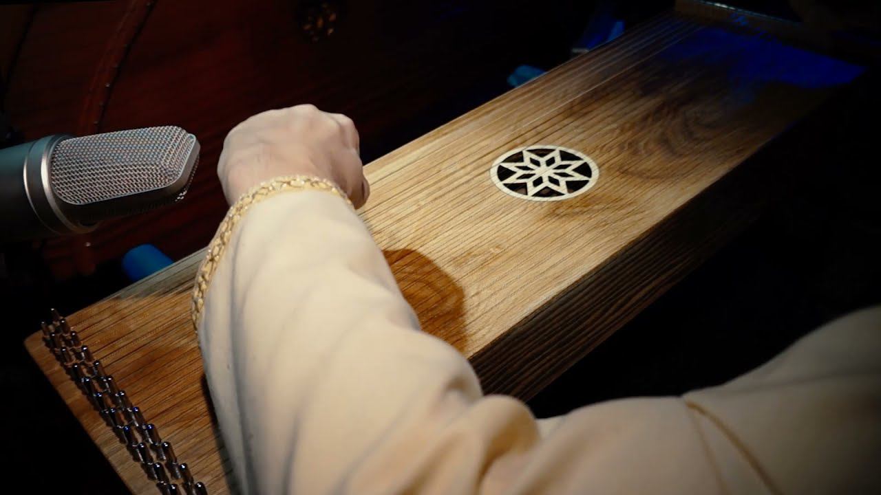 Музыкальный инструмент Пифагора гармонизирующий пространство - Монохорд 432гц | Monochord instrument смотреть онлайн