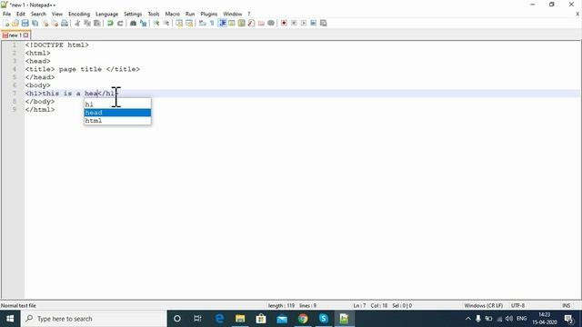 How to Create a web page in HTML in Telugu смотреть онлайн
