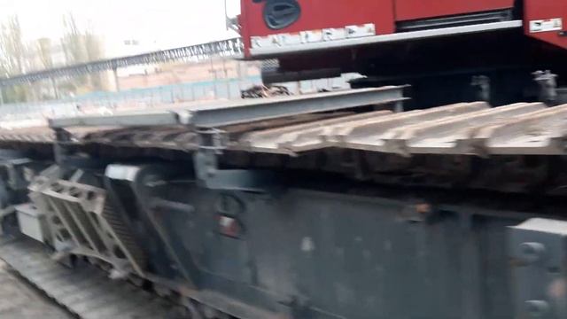 Liebherr LTM 1220, разборка гусеничного крана. смотреть онлайн