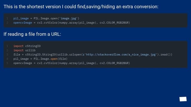 Convert image from PIL to openCV format смотреть онлайн