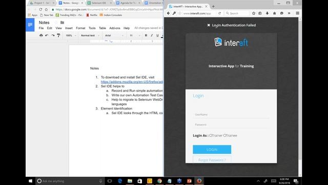 Selenium WebDriver + RobotFramework + Python Programming LIVE Training Day 01 смотреть онлайн