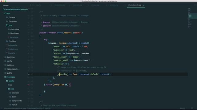 Laravel E-Commerce - Checkout with Stripe - Part 3 смотреть онлайн