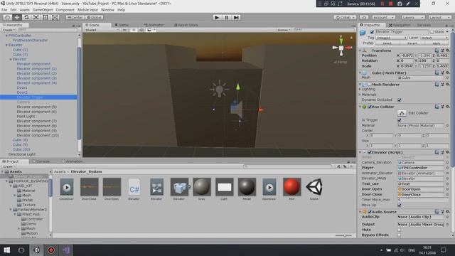 Создание ЛУЧШЕГО ЛИФТА в UNITY 2018 смотреть онлайн