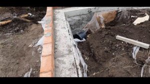 Ленточный фундамент и плита с теплым полом по грунту для соседа