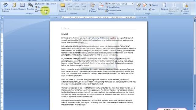 How do I know how many words and letters there are in my document? | Word 2007 смотреть онлайн