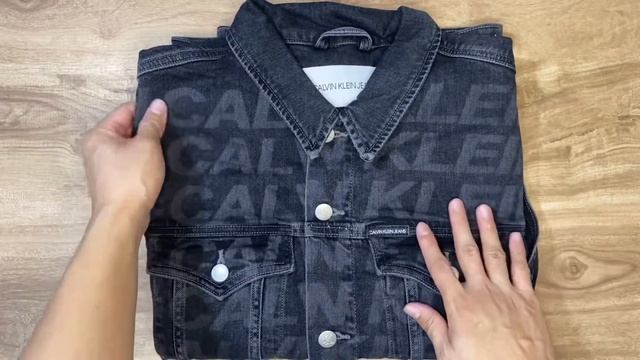 Rustan's Unboxing | Calvin Klein Jeans Denim Jacket смотреть онлайн