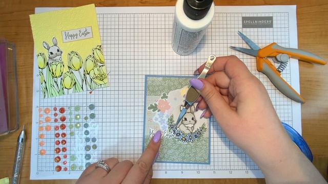 Adorable Pocket Bunny | Spellbinders Clear Stamp & Die | February 2023 смотреть онлайн