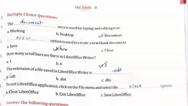 Chapter 6 Class 3 Libre Office Writer : Exercise Question and Answer Series. Back Questions for exa смотреть онлайн