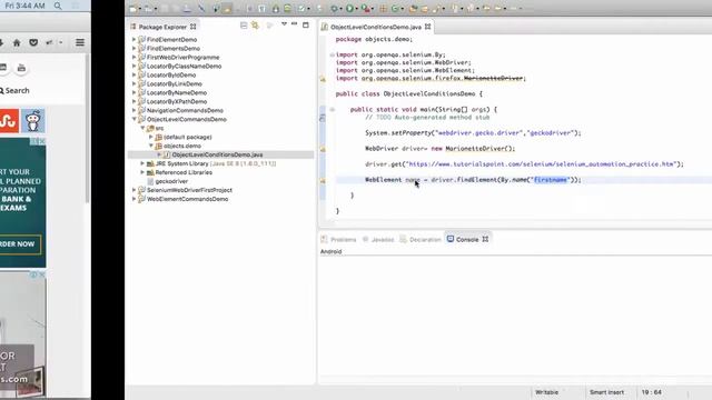 Selenium - Web Element Get Commands смотреть онлайн