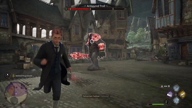 Hogwarts Legacy - First troll fight (Hard) смотреть онлайн