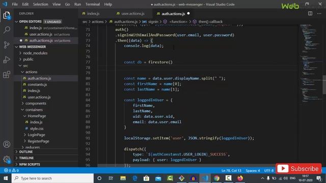 React Chat App - Chat Initialize - 08 смотреть онлайн