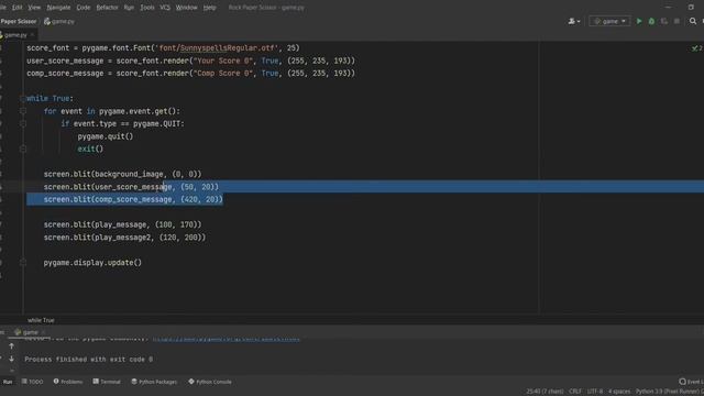 Rock Paper Scissor Game with Python | GUI Rock Paper Scissor | Game dev with PYGAME | Crazy Coders смотреть онлайн