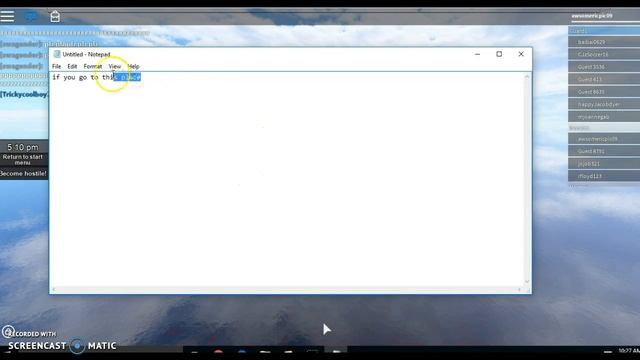 roblox creepypasta #1 смотреть онлайн