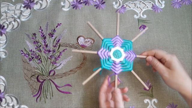 Мастер-класс по плетению мандалы "Обновление" на деревянной основе смотреть онлайн