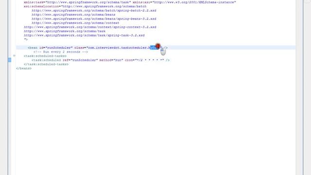 SPRING SCHEDULER XML SPRING FRAMEWORK DEMO смотреть онлайн