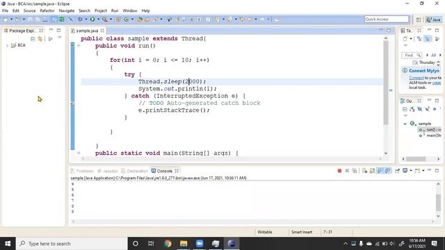 Java-33-Thread creation, main thread смотреть онлайн