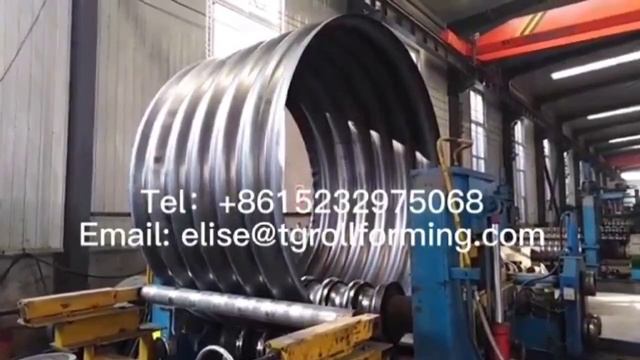 Автоматизированная линия по производству сборных металлических гофрированных труб от BEN-THOMAS! смотреть онлайн