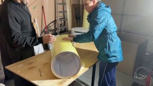 Тубус для фотозоны из ПВХ своими руками