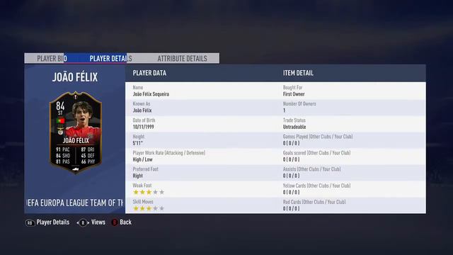 Joāo Fèlix!!Weekly Objective #fifa19 #pro #uefa смотреть онлайн
