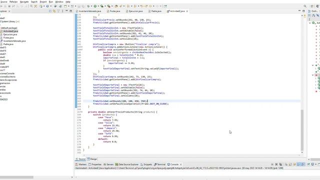 eclipse workspace Actividad1 src Actividad2 java Eclipse IDE 2023 05 30 14 16 49 смотреть онлайн