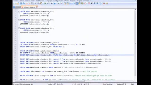 Particionamiento de una base de datos en PostgreSQL смотреть онлайн