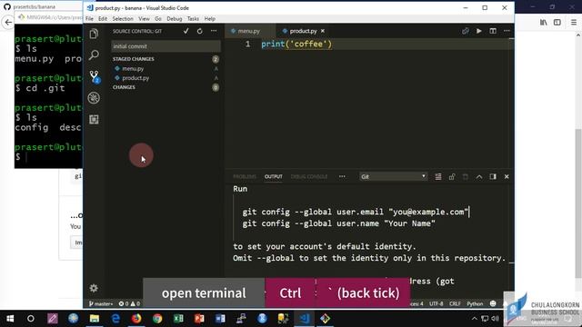 สอน git เบื้องต้น: การใช้ git, github ร่วมกับ Visual Studio Code смотреть онлайн