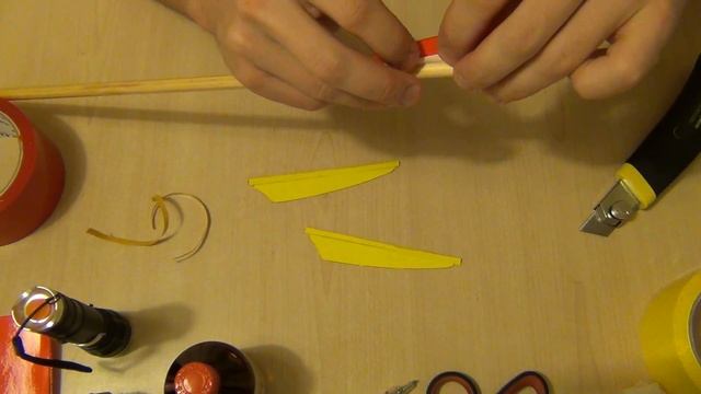 Как сделать оперение для стрел из скотча смотреть онлайн