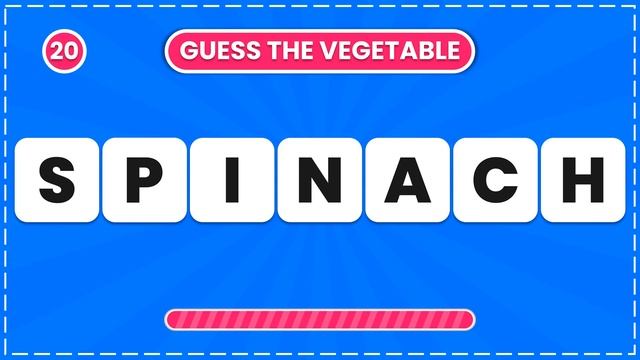 Can You Solve This Challenge? Guess the Vegetables Name by Its Scrambled Words! смотреть онлайн