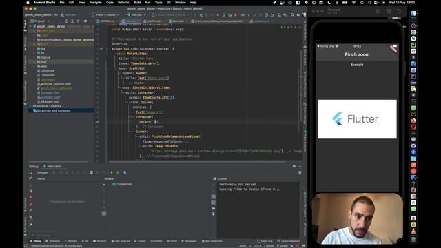 Flutter package to Pinch to Zoom an image: pinch_zoom_release_unzoom