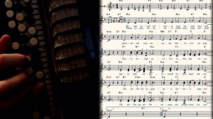 УРАЛЬСКАЯ РЯБИНУШКА - на баяне с нотами.mp4