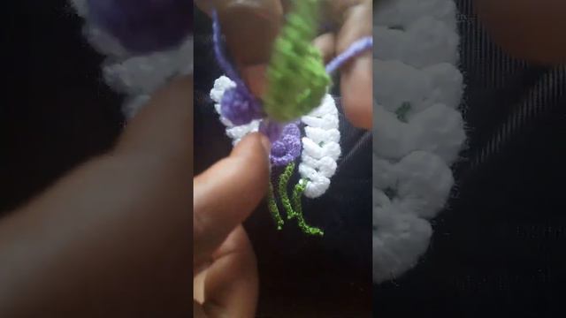 Lavender flower crochet pattern | Tamil | Sherly Evangelin | #tamilcrochet смотреть онлайн