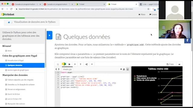 Semaine Canada en programmation 2019 - « Tendances CO² avec le Python » avec Trinket - en français смотреть онлайн