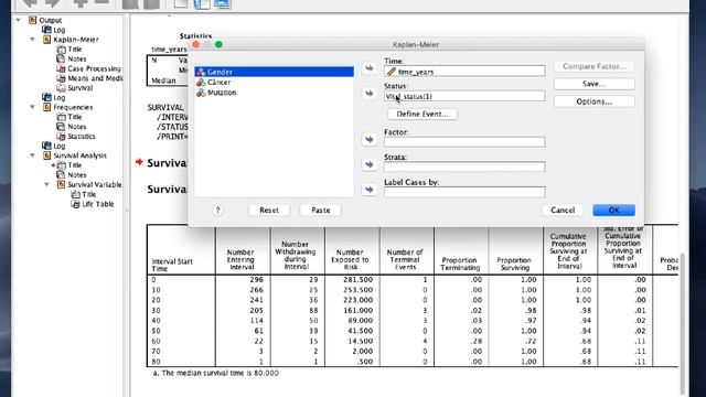 Median Follow-up and reverse Kaplan Meier смотреть онлайн