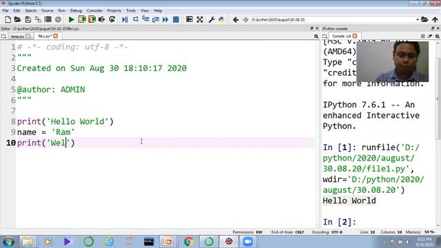 Python Tutorial #1 Introduction into Python смотреть онлайн