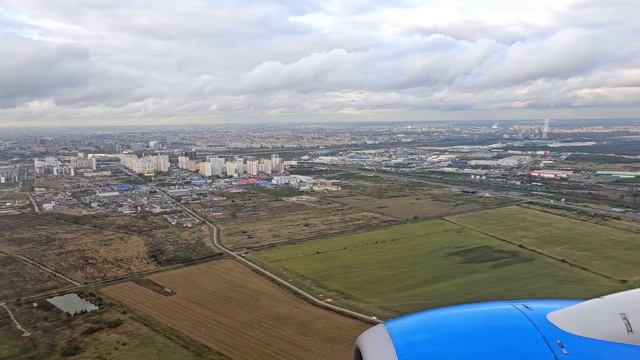 Посадка в Пулково Boeing 737-800 Победа смотреть онлайн