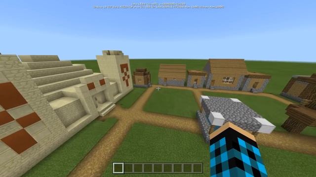 Деревня на Плоском Мире в Minecraft 1.5! смотреть онлайн