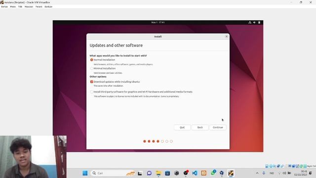 instal Ubuntu 22.04 di Virtual Box смотреть онлайн