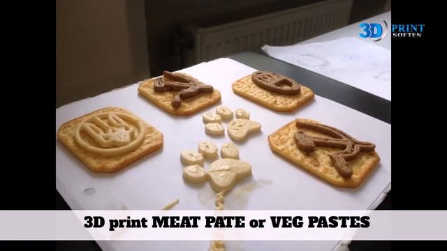3d food printer 'Chocola3d' presentation 2017 new ENG 3D Print Soften смотреть онлайн