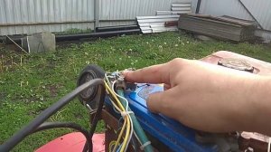 Автомобильный стартер на мотоблоке: электрическое подключение.