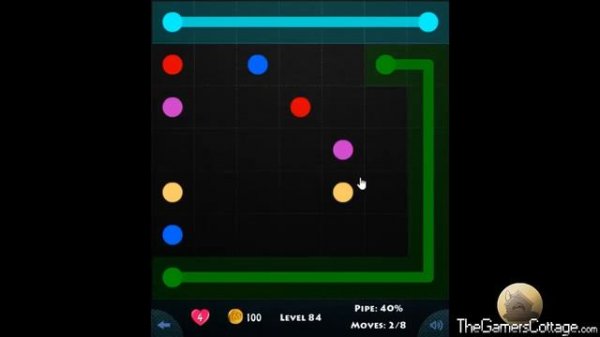 Flow Game Level - 84 [7x7] Beginners Pack Connect the Dots