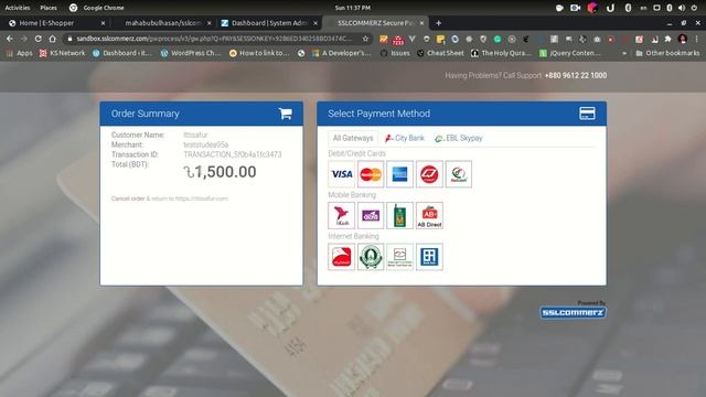 SSL Commerz payment Gateway testing through Tinker | Bangla Laravel | Part - 1 смотреть онлайн