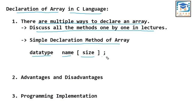 Arrays in C Language | Types of Array | C Language LECTURE – 56 | смотреть онлайн