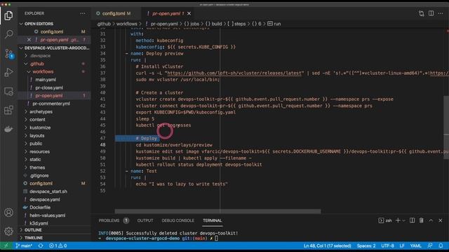 Full App Lifecycle In Kubernetes With Argo CD, DevSpace, vCluster, k3d, and GitHub Actions смотреть онлайн