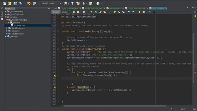 JAVA PROGRAM THAT WILL COUNT THE LETTER OF UPPERCASE, LOWERCASE, DIGIT(S) AND SPECIAL CHAR смотреть онлайн