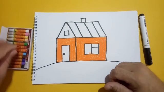 Рисуем Дом/ Урок Рисования / Draw House / Drawing Lesson смотреть онлайн