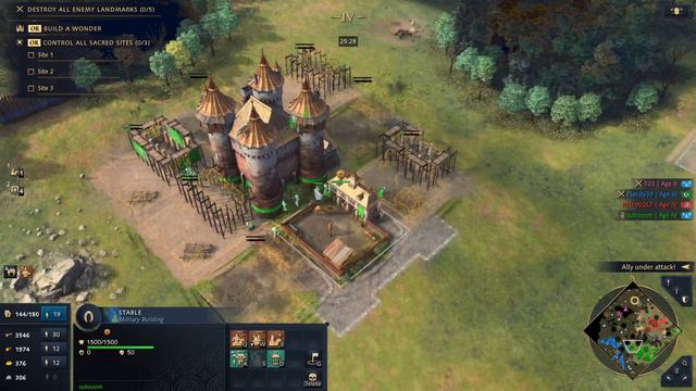 Epic 2v2 Noob Battle In Age Of Empires Iv #aoe4 #ageofempires #ageofempires4 #rts смотреть онлайн