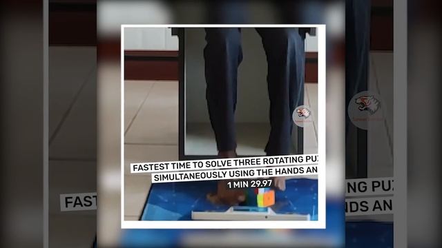 Rubik Cube Game World Record | 3 Rubix Cube Solve Fastest Time | #Shorts #Facts смотреть онлайн