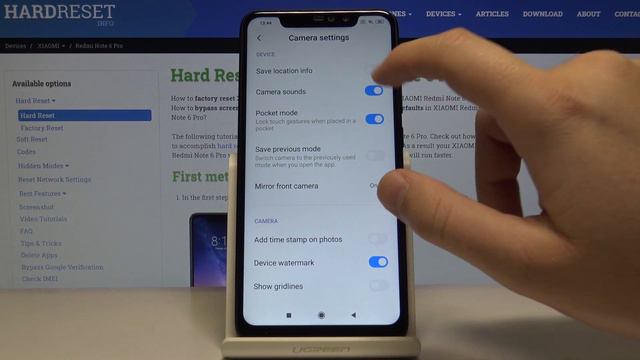 How to Activate Camera Location Tags in Xiaomi Redmi Note 6 Pro смотреть онлайн