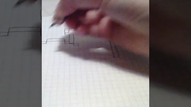 Рисунок по клеточка, новогодний носок #1 смотреть онлайн