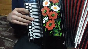 Старинная, известная песня для начинающих гармонистов. Разлука, ты разлука, чужая сторона.